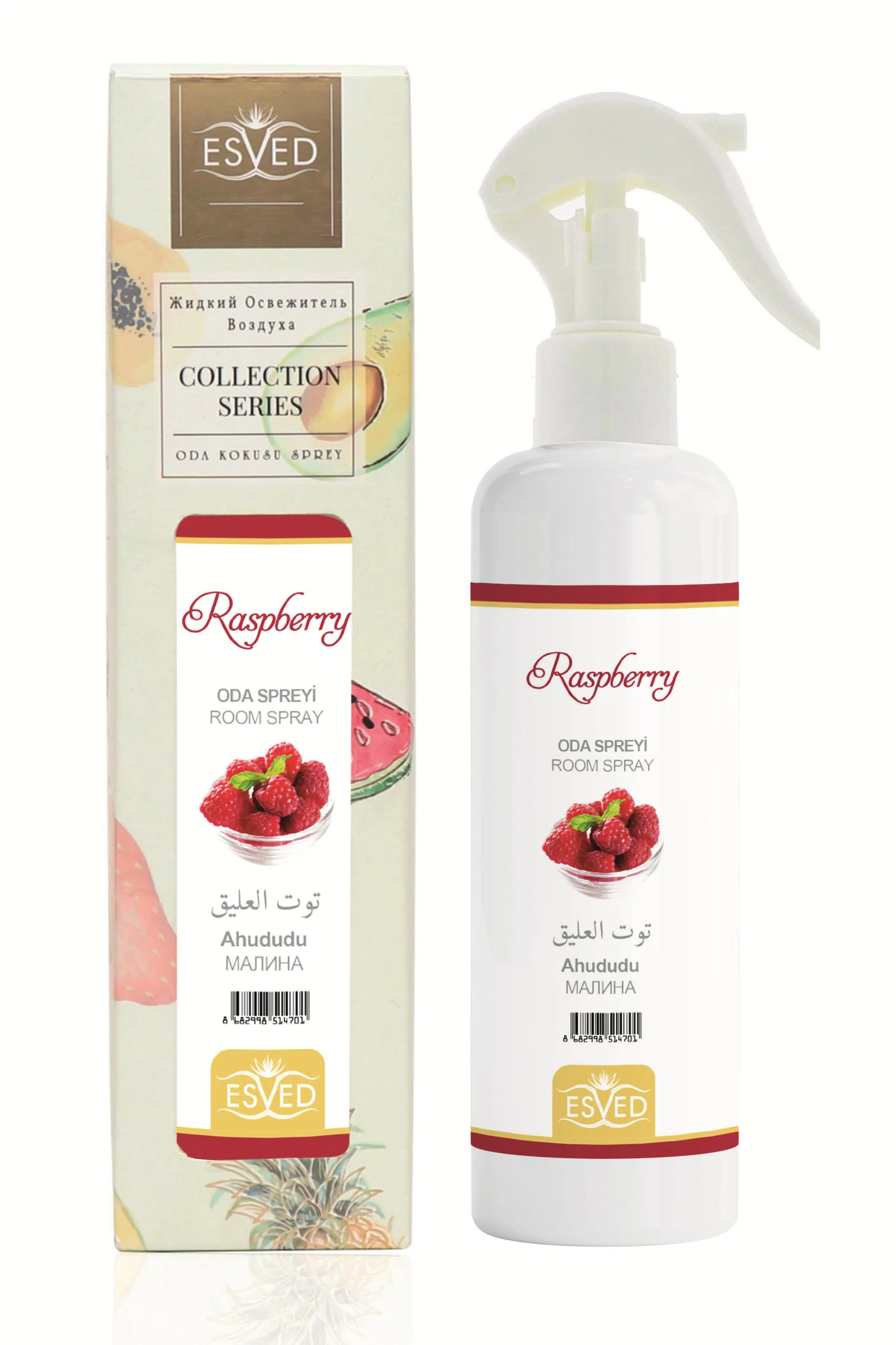 Ahududu Kokusu Oto Kokusu Spreyli Araç Oda Ve Ortam Kokusu 400 Ml Kalıcı Uzun Ömürlü