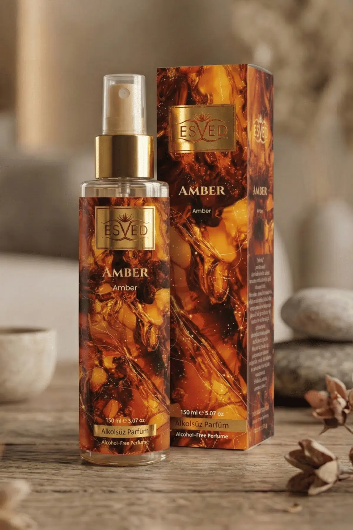 Amber Kokusu Alkolsüz Parfüm 150 ml.