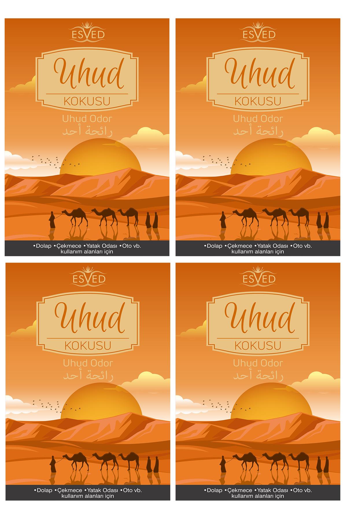 Dolap Ve Çekmece Kokusu Uhud Kokusu - 4 Adet