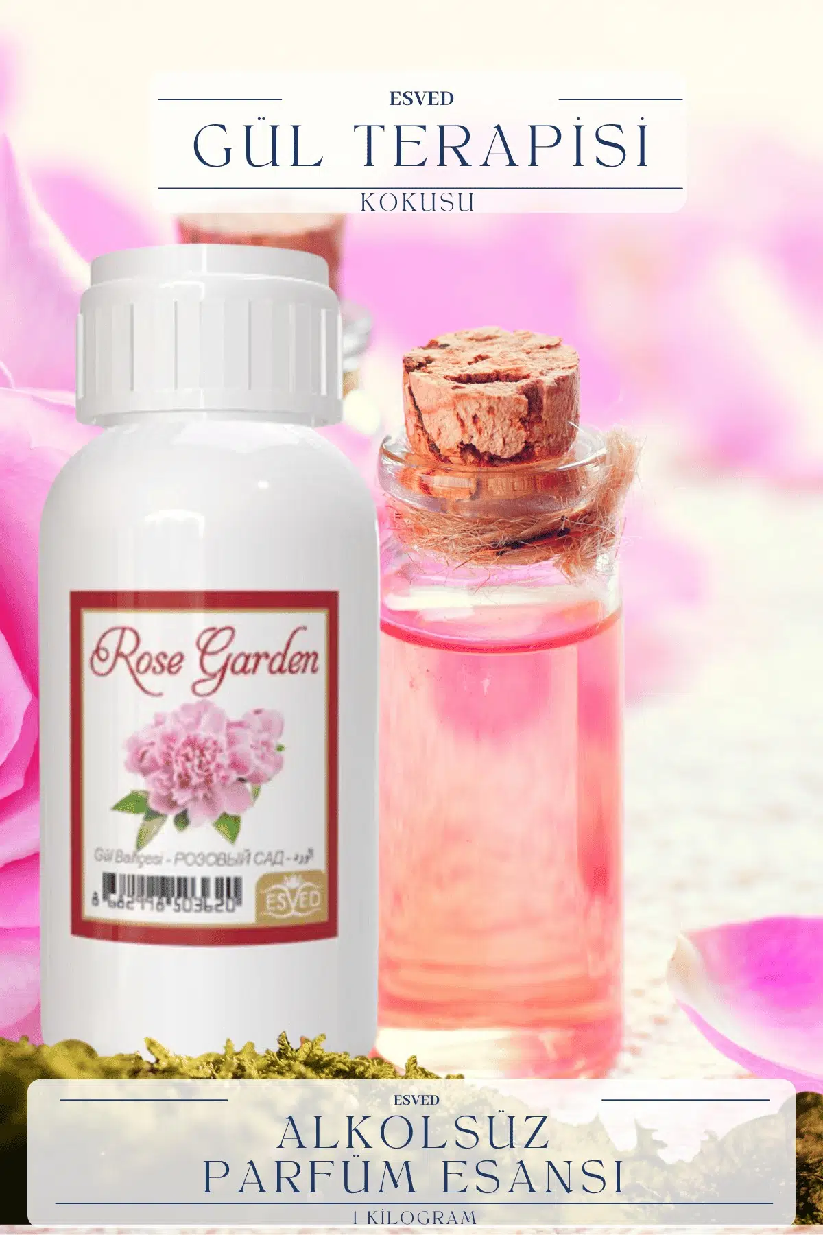 Gül Terapisi Kokusu Toptan Parfüm Esansı 1 Kilogram