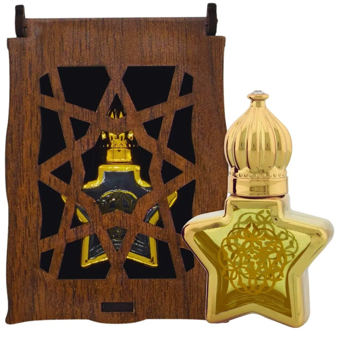 Hacerül Esved Kokusu 8 Ml Premium Esans Cam Şişesinde Roll-on Hediyelik Ahşap Kutulu SKU-3467