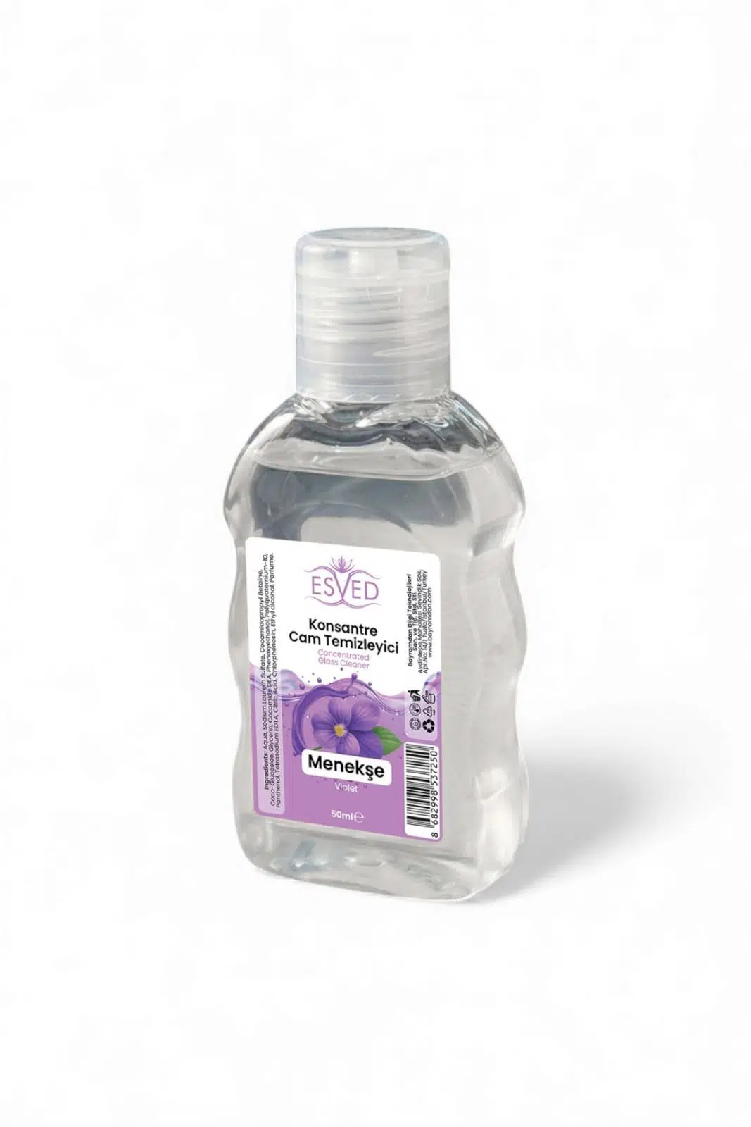 Konsantre Cam Temizleme Sabunu Menekşe Parfümlü 50 ml 10 adet