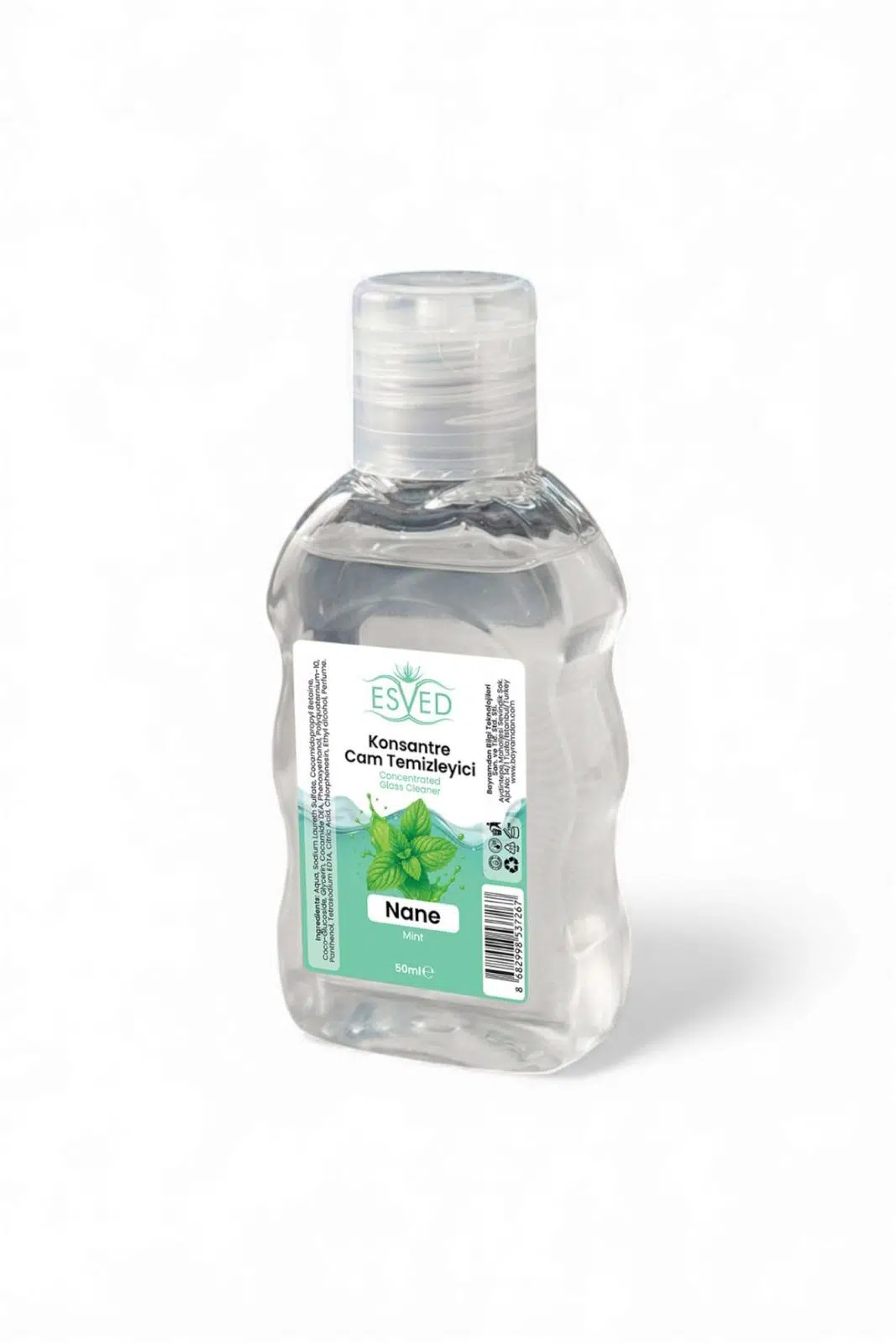 Konsantre Cam Temizleme Sabunu Nane Parfümlü 50 ml 10 adet