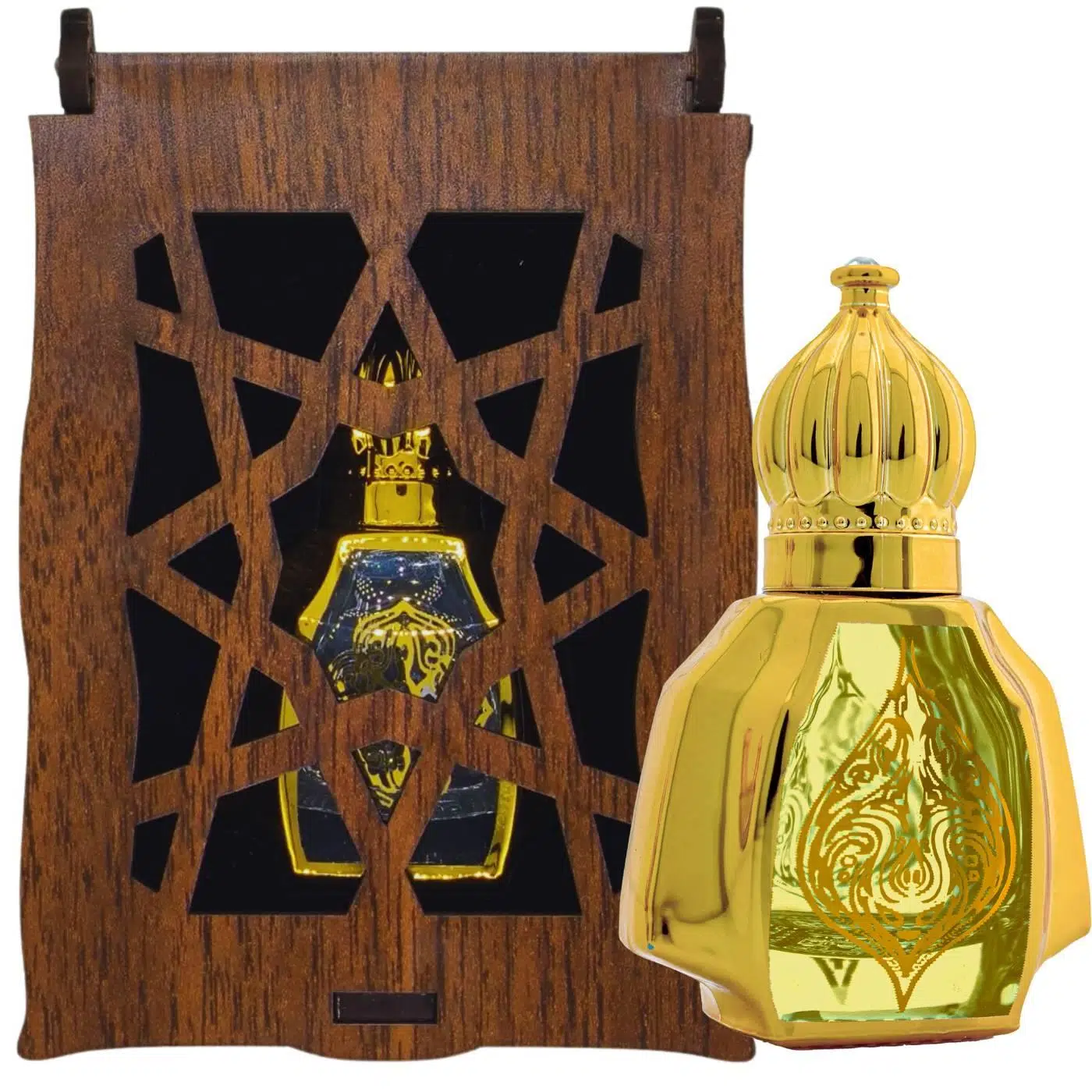 Makamı İbrahim Kokusu 12 Ml Premium Esans Cam Şişesinde Roll-on Hediyelik Ahşap Kutulu