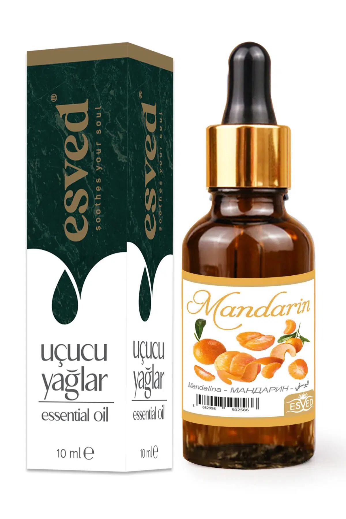 Mandalina Kokusu Saf Esansiyel Uçucu Yağ Buhurdanlık Yağı Difüzör Esansı Aromaterapi Ortam Koku 10ml