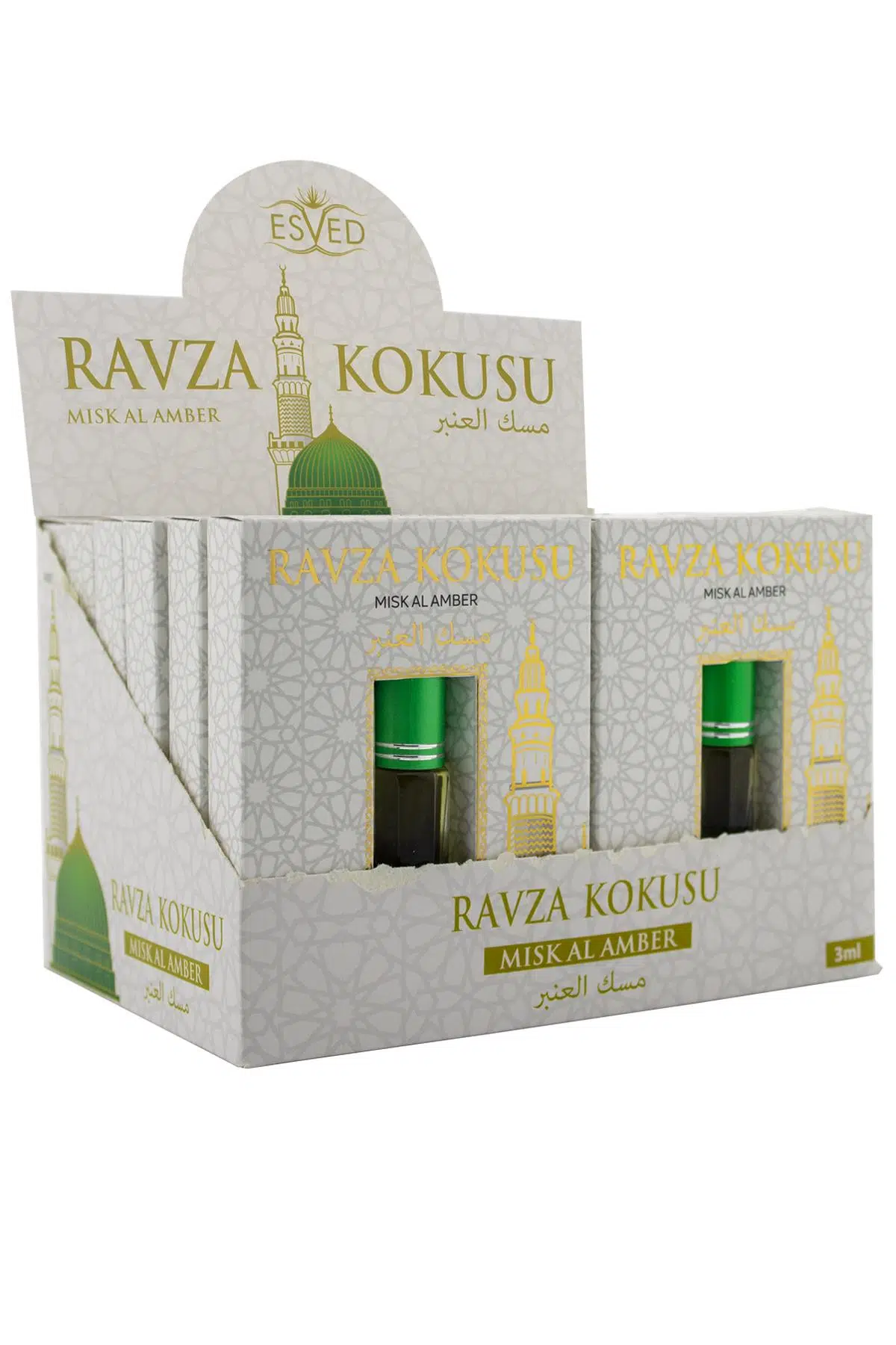 Medine Ravza Kokusu Alkolsüz Esans 3ml 12li Paket