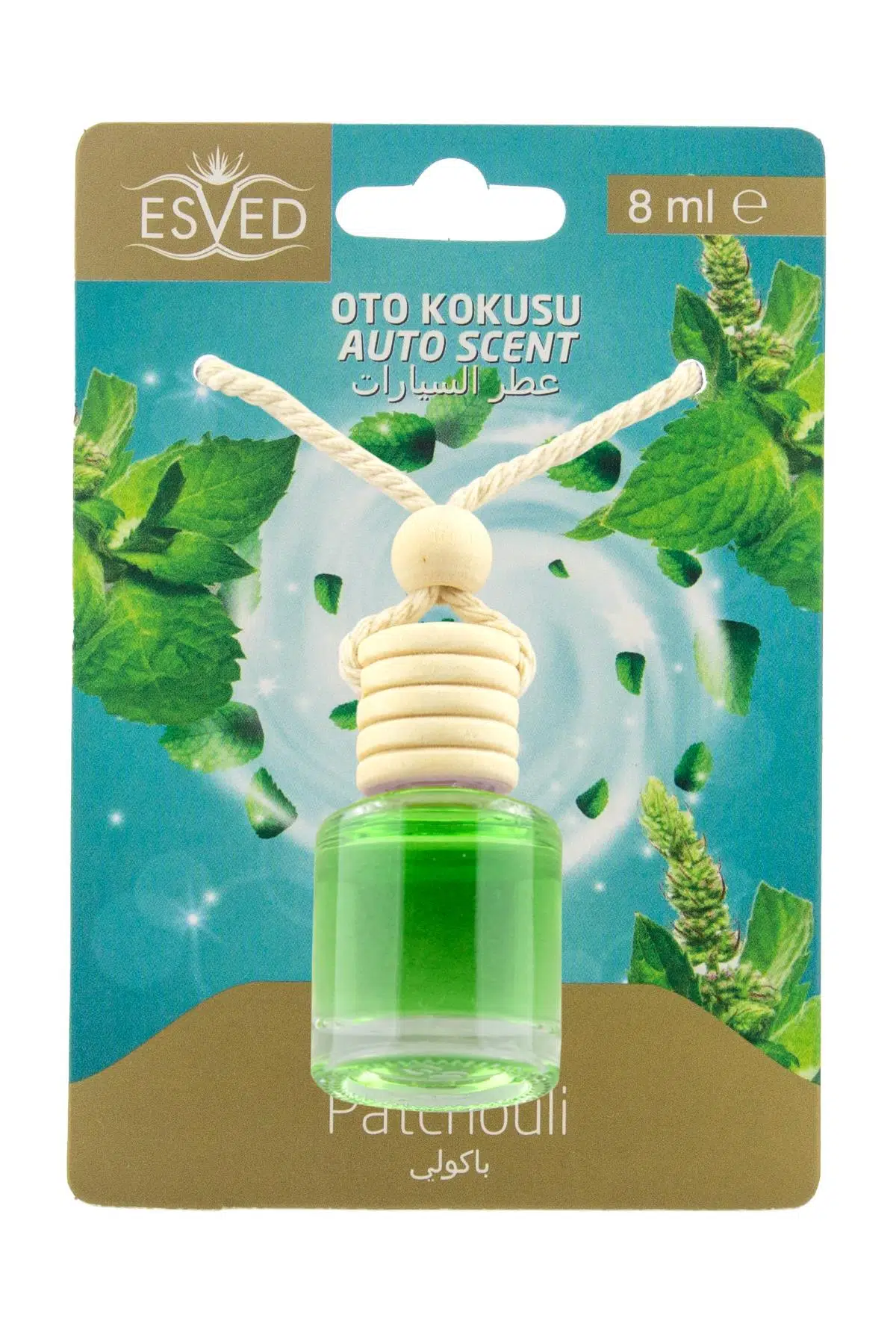 Paçuli Kokusu 8 Ml Araba Kokusu Cam Şişe