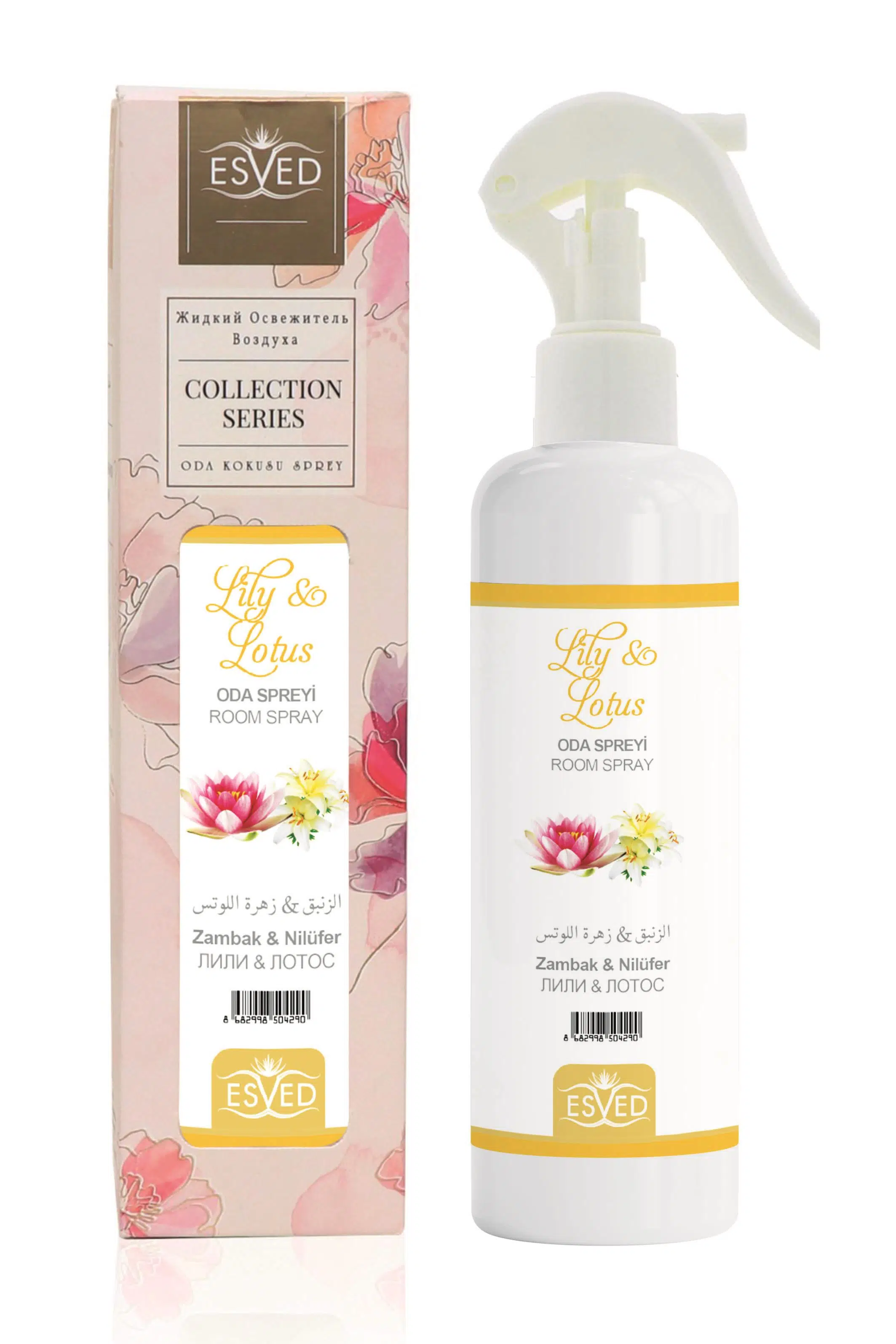 Zambak Nilüfer Kokusu Sprey 400Ml.